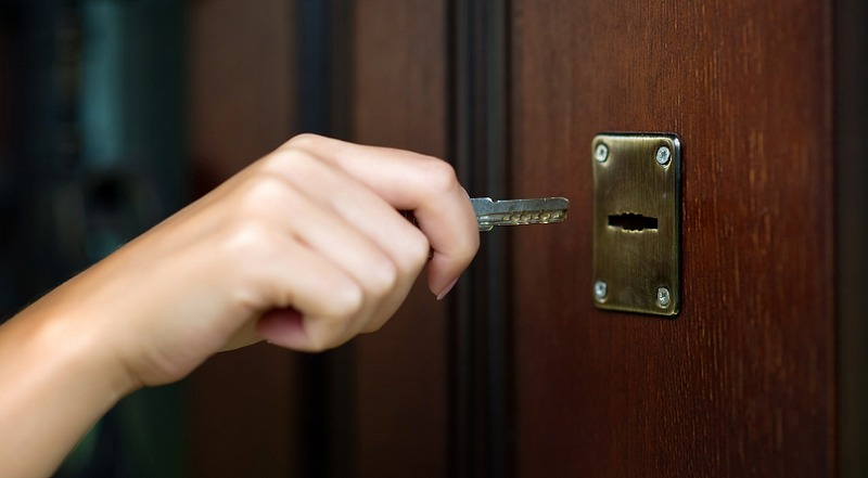 An old key representing traditional thinking