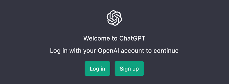 Signing up for an OpenAI account