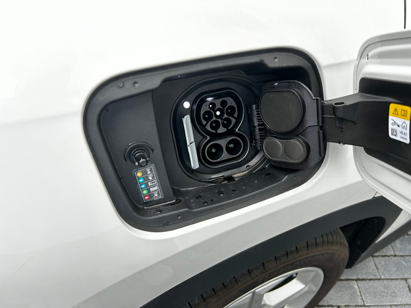 Charging ports elegantly designed in the BMW iX1