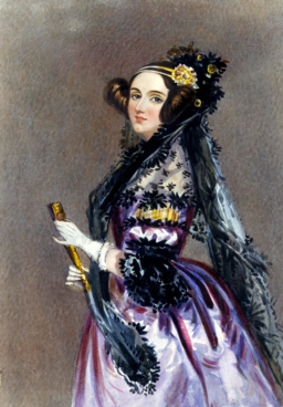 Portrait of Ada Lovelace, an influential figure in computing.