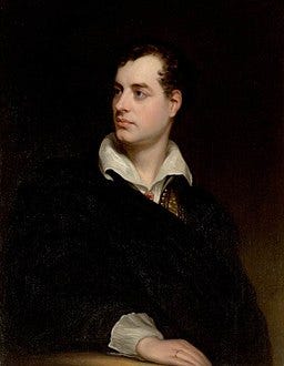 Lord Byron, a poetic figure whose life influenced Ada.