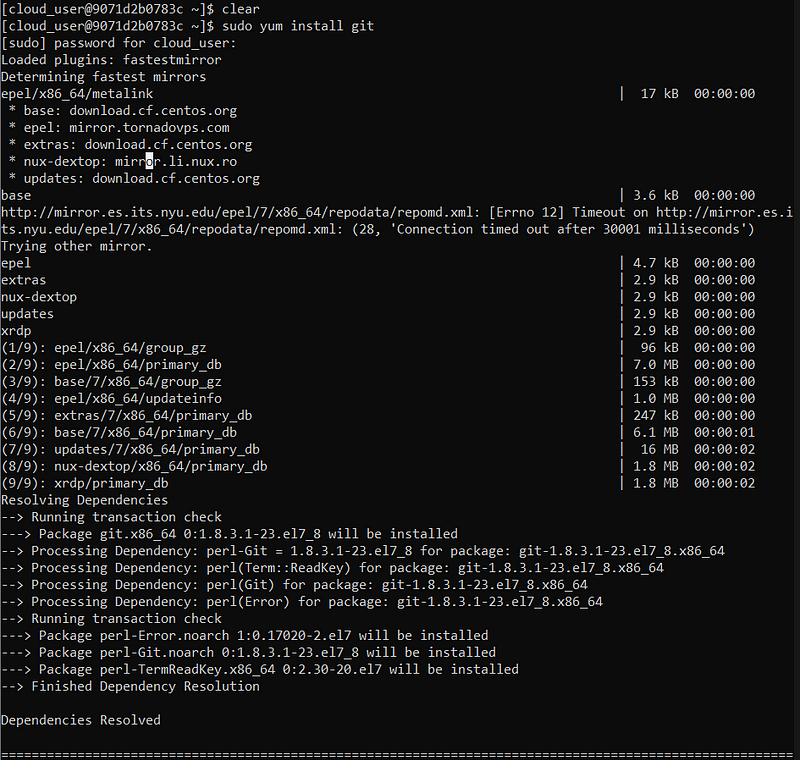 Cloning the repository