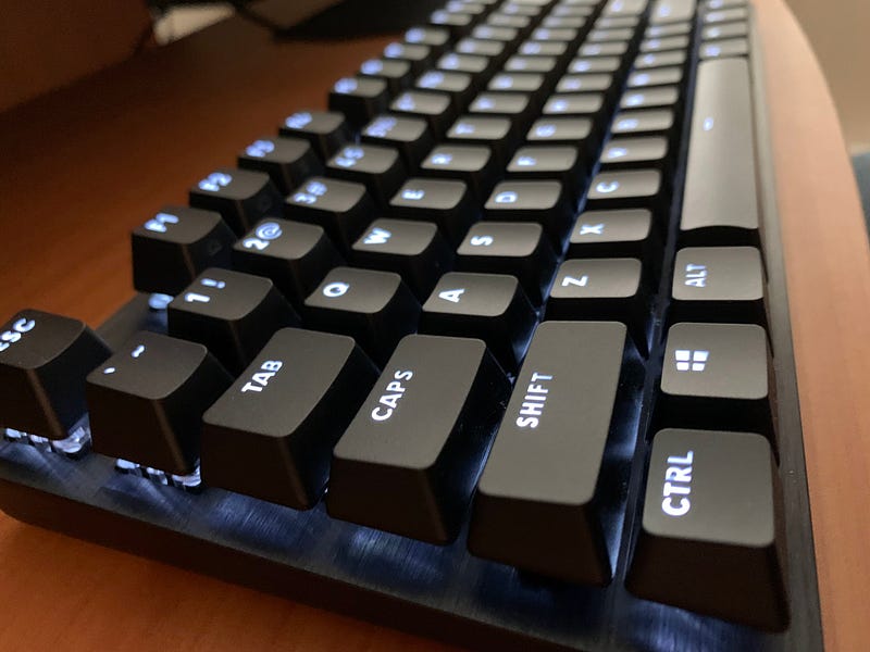 Logitech G413 TKL SE Keyboard Close-up