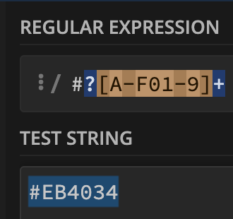 Complete Regex Example