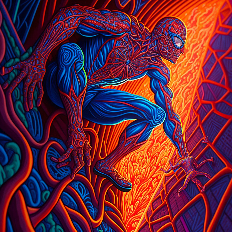 Dynamic Superhero Portrait