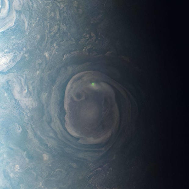 NASA's Juno Probe Captures a Unique View of Jupiter