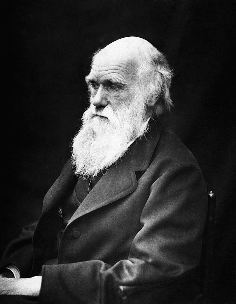 Image depicting Darwin's scientific work