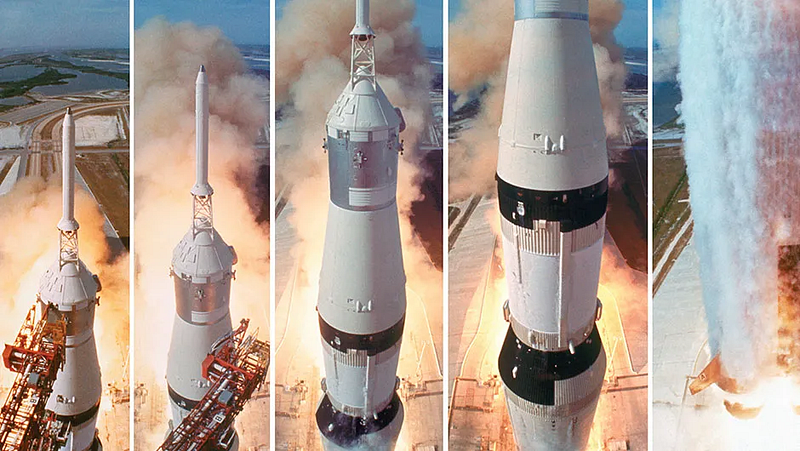 The majestic Saturn 5 rocket