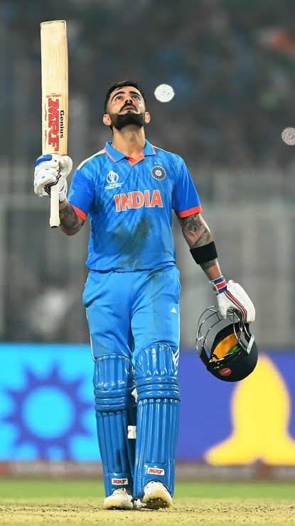 Virat Kohli in action on the cricket field