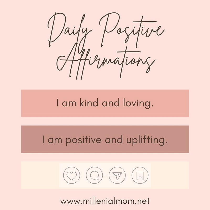 Affirmations for cultivating kindness and love