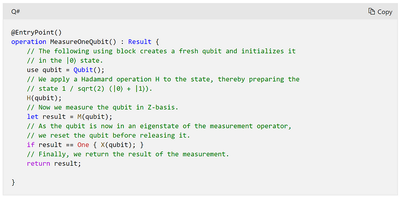 Quantum programming in action