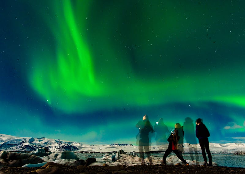 Northern Lights captured in Iceland