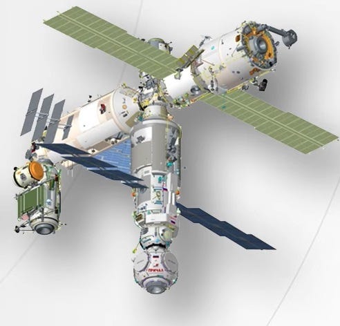 Russian segment of the ISS.