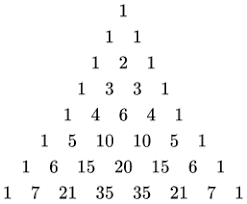 Pascal's Triangle representation