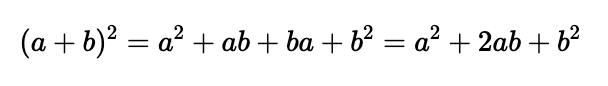 Squaring binomial terms