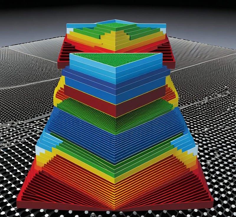 Five-layer graphene structure