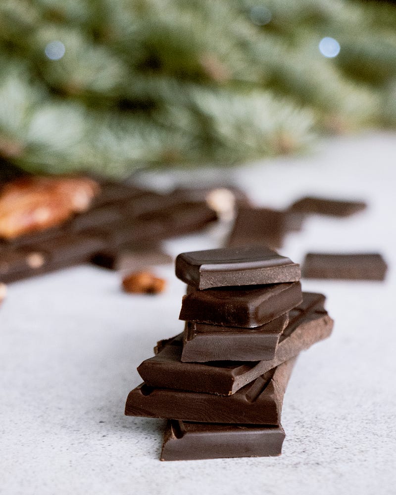 Dark chocolate can enhance mood and well-being.