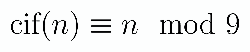 Modular arithmetic representation