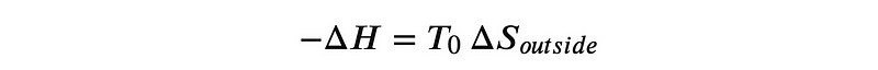 Entropy change during hydrogen combustion