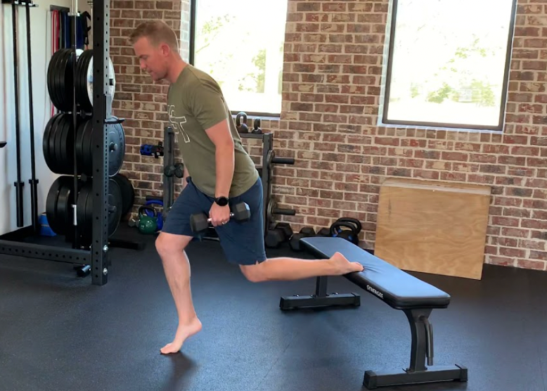 Isometric Calf Raise Hold Exercise Demonstration