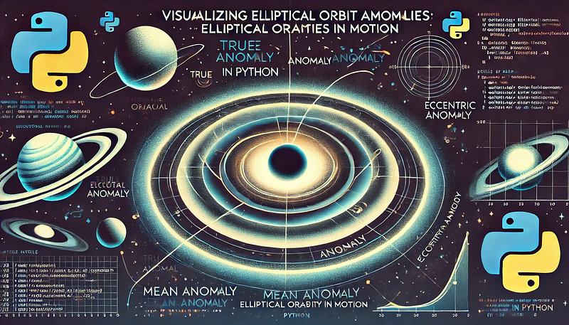 Anomalies in Elliptical Orbits Visualized with Python