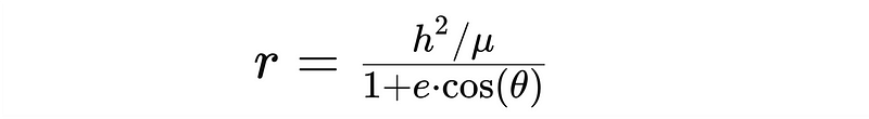 Orbital Position Equation