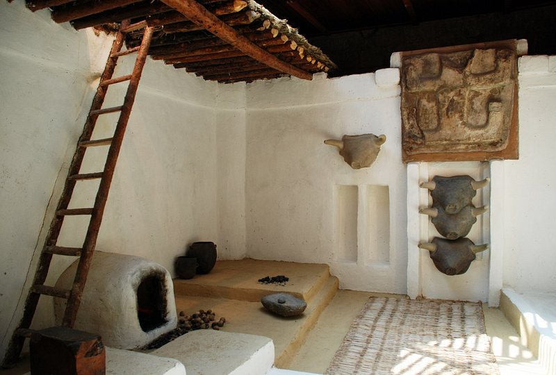 Interior restoration of Çatalhöyük