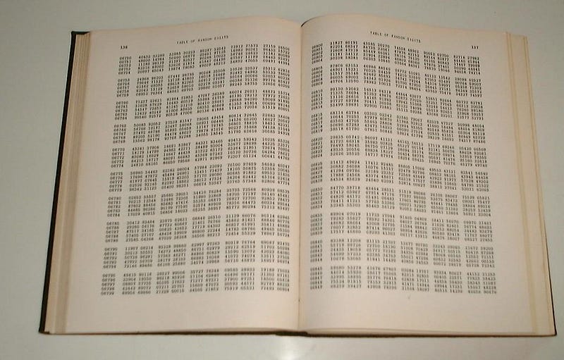 Random numbers illustrate the concept of fine-tuning.